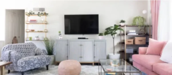 Living room cleaning
